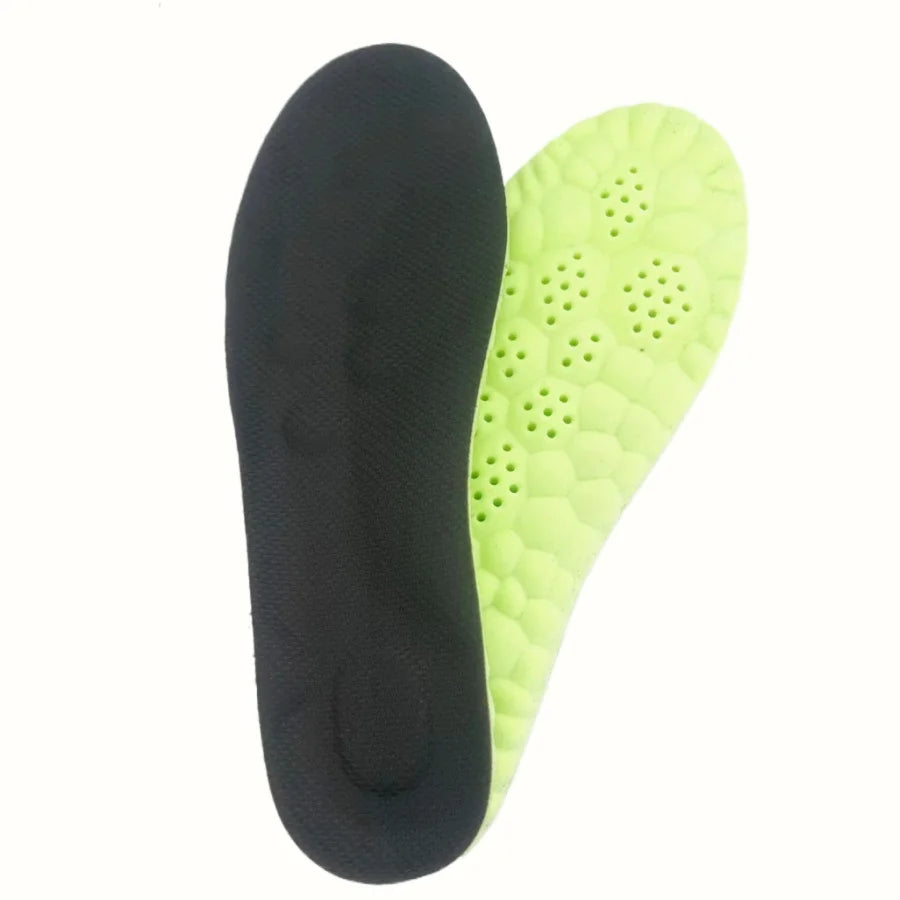 1Pair High Elasticity Latex Sport Insoles Soft Shoe Pads Arch Support Orthotic Insoles Deodorant Shock Absorption Cushion